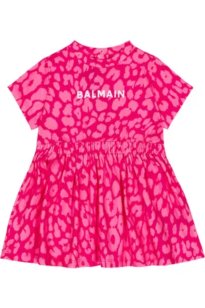 Balmain Baby - Abito in cotone con stampa
