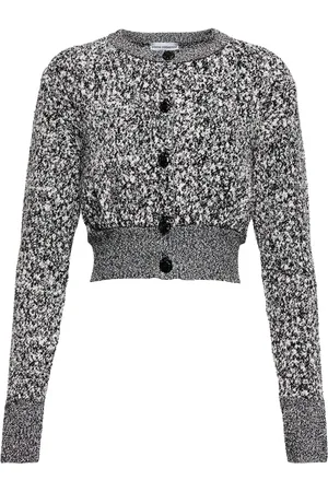 Paco rabanne Cardigan in maglia di misto cotone