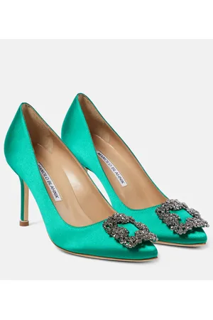 Manolo Blahnik Pumps Hangisi in raso