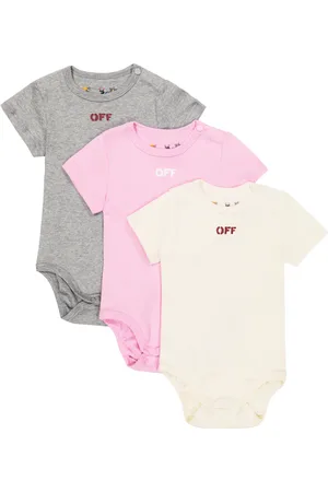 OFF-WHITE Baby - Set di 3 body in cotone