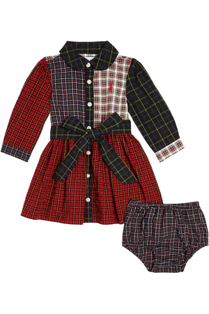 Ralph Lauren Baby - Completo abito e culottes Junia