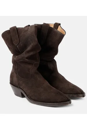 Maison Margiela Stivaletti texani Tabi in suede