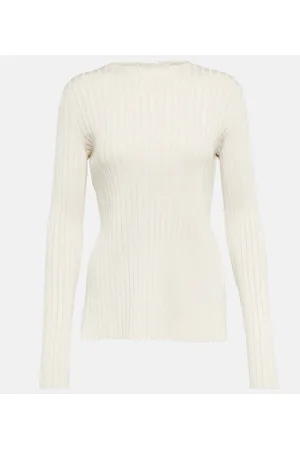The Row Top Ash in maglia di seta a coste
