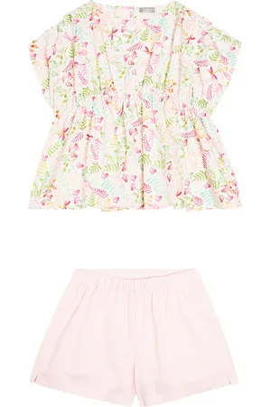 Il gufo Camicia e shorts in cotone