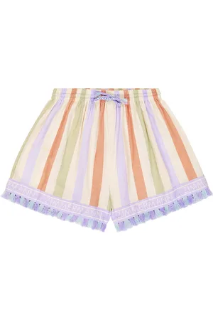 ZIMMERMANN Shorts August in cotone a righe