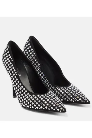 Burberry Pumps in suede decorate con cristalli