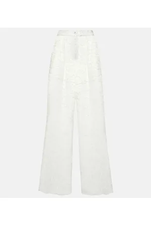 Dolce & Gabbana Pantaloni a gamba larga in pizzo