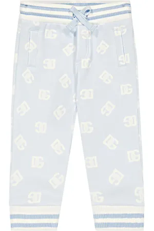 Dolce & Gabbana Baby - Pantaloni sportivi DG in cotone