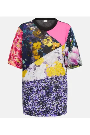 DRIES VAN NOTEN T-shirt patchwork