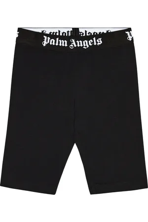 Palm Angels Ciclisti in jersey di cotone con logo