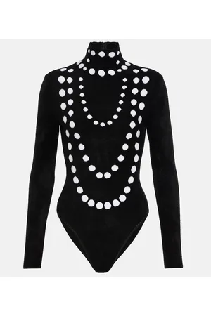 Alaïa Alaïa Body in ciniglia di velluto jacquard