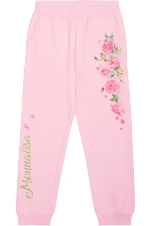 MONNALISA Pantaloni sportivi in misto cotone