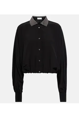 Brunello Cucinelli Blusa oversized in seta