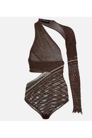 Roberta Einer Body asimmetrico Dina in maglia