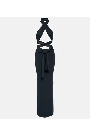 AYA MUSE Abito lungo Acis in maglia on cut-out