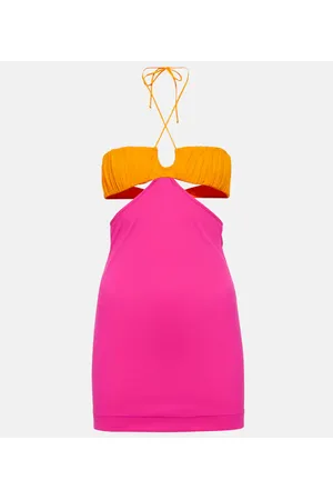 Nensi Dojaka Miniabito in cotone con cut-out