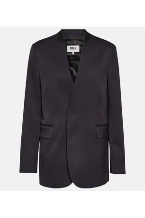 Maison Margiela Blazer monopetto in misto lana