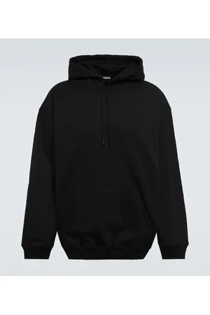 Balenciaga Felpa in jersey di cotone con cappuccio