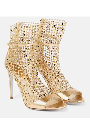 RENE CAOVILLA Sandali Galaxia in pelle con cristalli