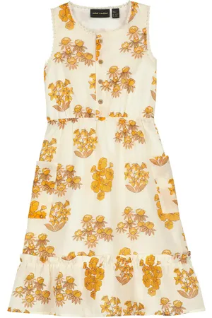 Mini Rodini Abito in cotone con stampa