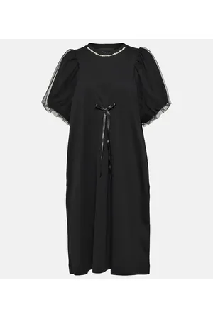 Simone Rocha Abito midi con cristalli