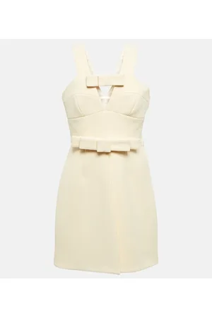 Jil Sander Miniabito in misto lana con fiocco