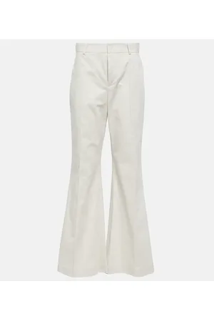 Ralph Lauren Pantaloni flared in misto cotone