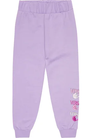 VERSACE Pantaloni sportivi Safety Pin in cotone