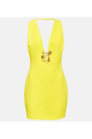 VERSACE Miniabito Safety Pin in seta