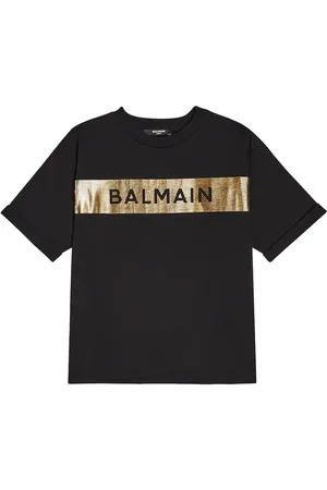 Balmain T-shirt in cotone con logo