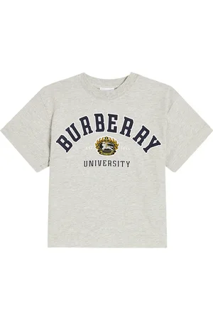 Burberry T-shirt in jersey di cotone con logo