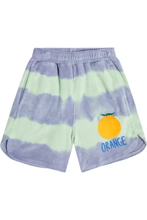 Jelly Mallow Shorts in spugna tie-dye con ricamo