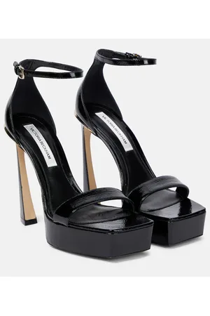 Victoria Beckham Sandali in vernice con plateau