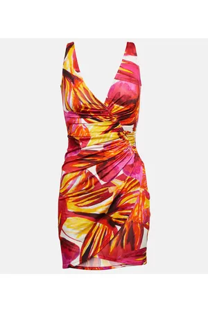 Louisa Ballou Miniabito Summer Solstice con stampa