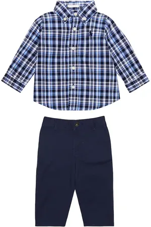 Ralph Lauren Baby - Camicia e pantaloni in cotone