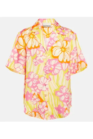 ALÉMAIS Alémais Camicia Fenella in seta con stampa