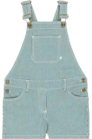 BONPOINT Salopette di jeans Saga a righe