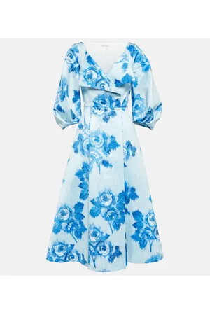 EMILIA WICKSTEAD Abito midi Gabby con stampa floreale