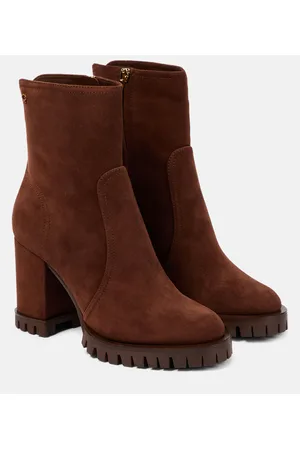 Gianvito Rossi Stivaletti Timber in suede