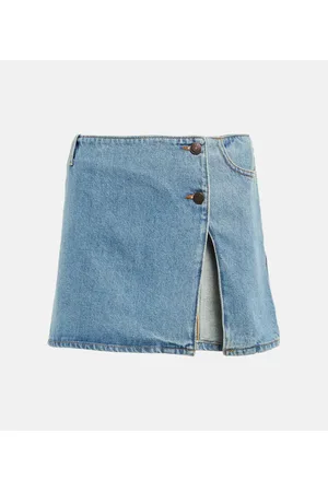 MAGDA BUTRYM Minigonna di jeans a vita bassa