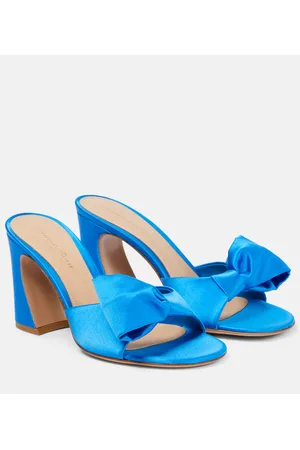 Gianvito Rossi Mules Rosie in raso