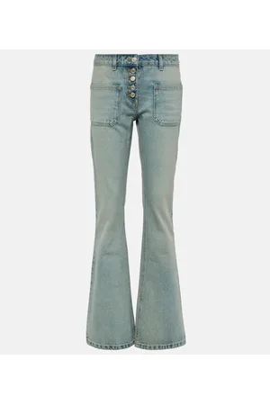Courrèges Courrèges Jeans bootcut a vita bassa