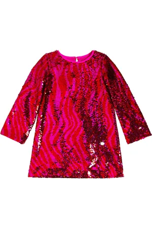 MONNALISA Abito in jersey con paillettes