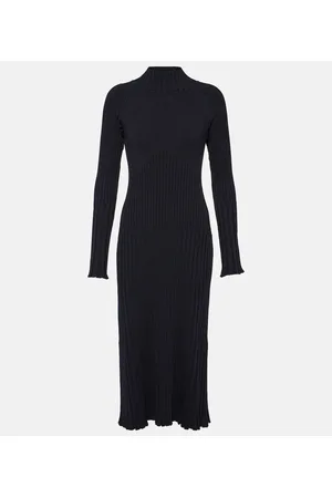 Proenza Schouler Abito midi Carmen in maglia a coste