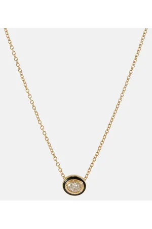 Melissa Kaye Collana Lenox Reign in 18kt con diamante