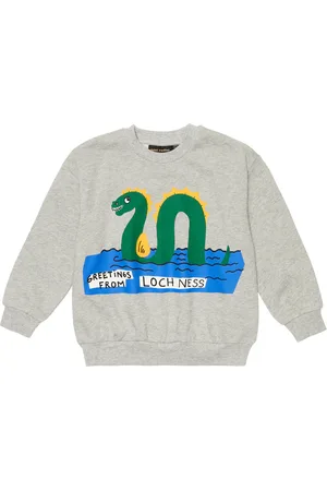 Mini Rodini Pullover in jersey di cotone con stampa