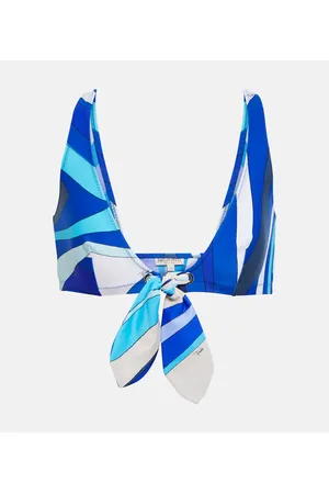 Puccini Top bikini con stampa