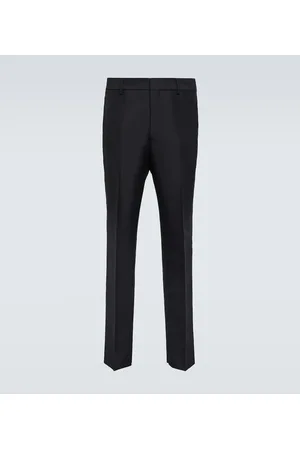 Prada Pantaloni slim in misto lana e mohair