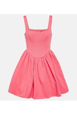Staud Miniabito bustier Landscape in misto cotone