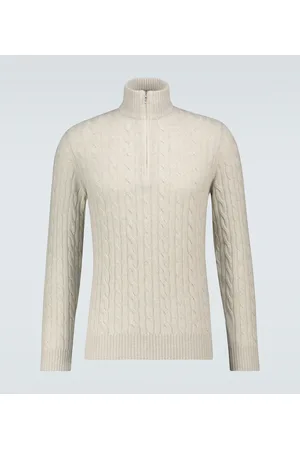 Loro Piana Dolcevita in cashmere a trecce